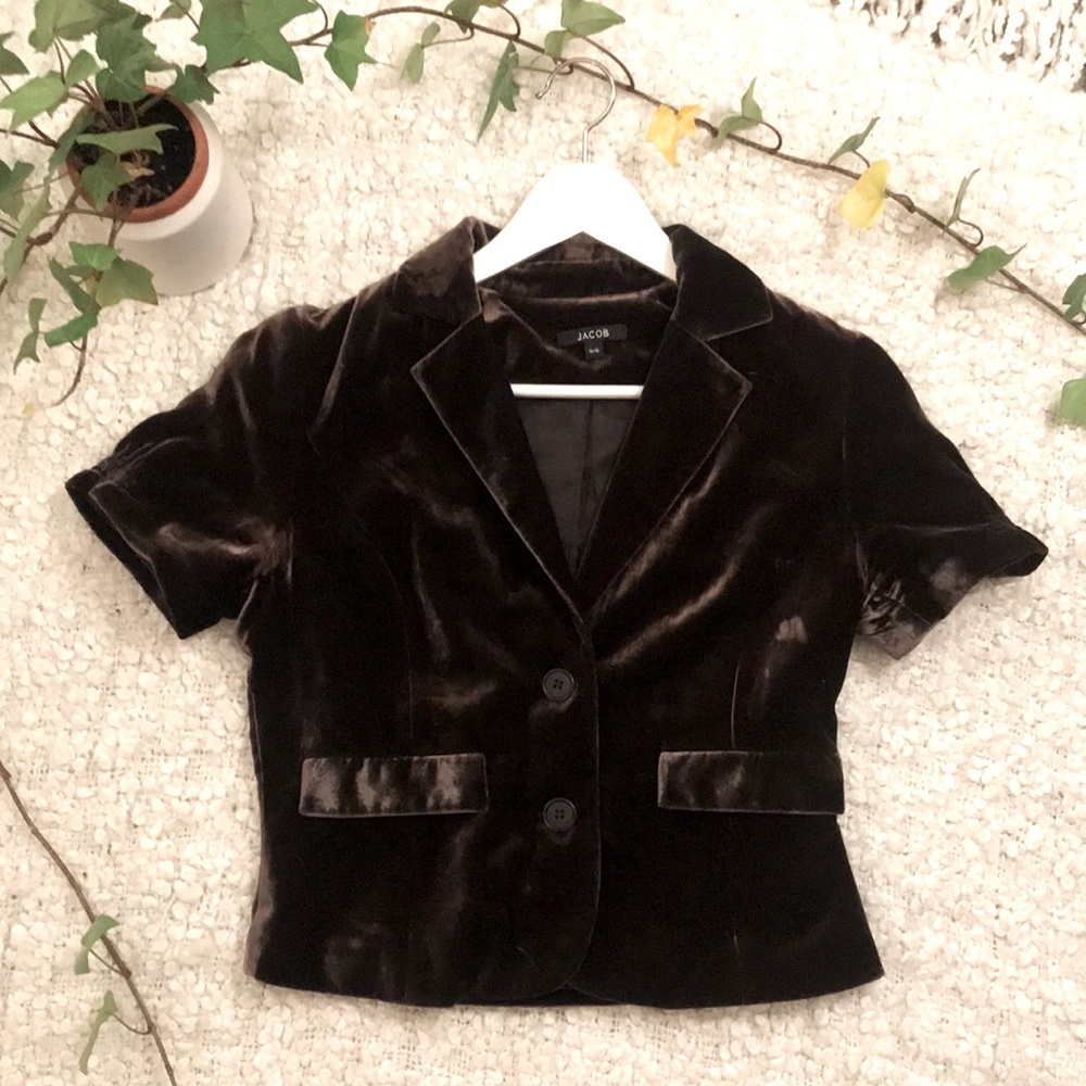 Velvet Button-up